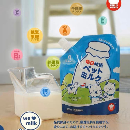 地狱厨房猫咪狗狗0乳糖牛奶